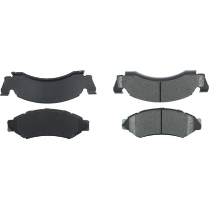 StopTech Street Brake Pads; Front With Shims