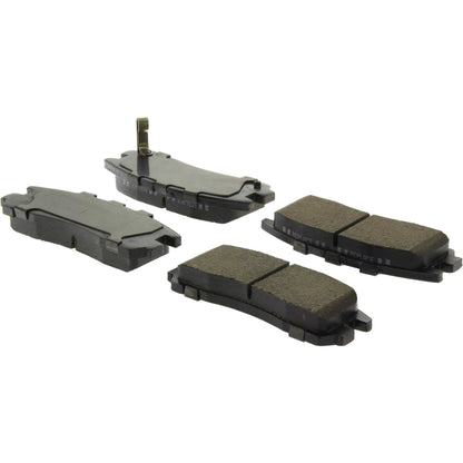 StopTech Street Brake Pads; Rear With Shims
