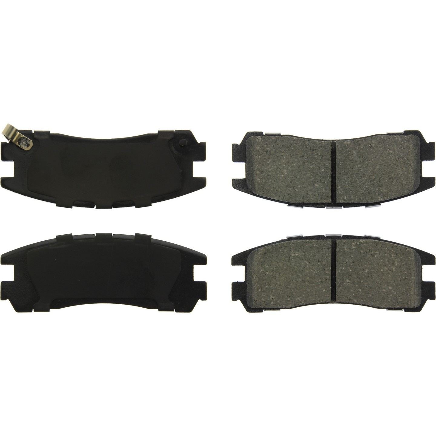 StopTech Street Brake Pads; Rear With Shims