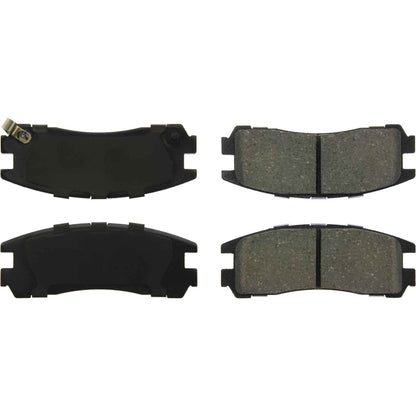 StopTech Street Brake Pads; Rear With Shims
