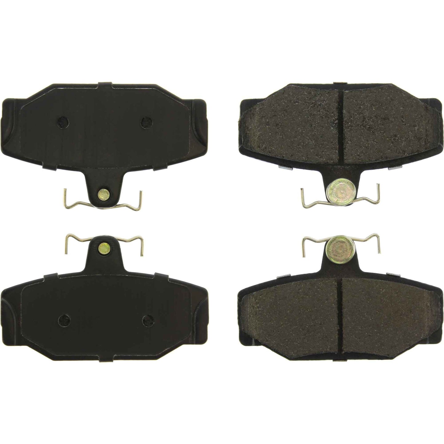 StopTech Street Brake Pads; Rear With Shims And Hardware