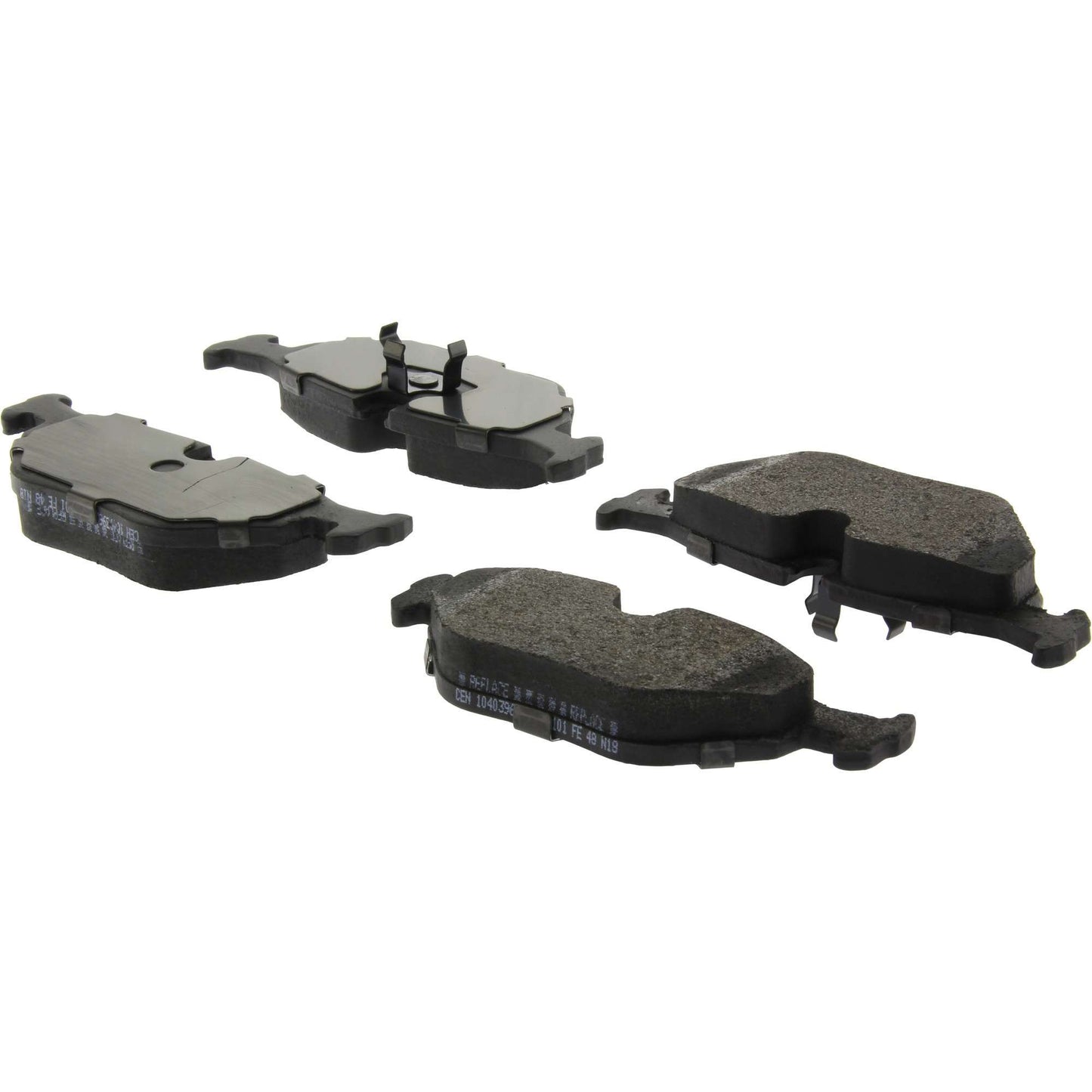 StopTech Street Brake Pads; Rear With Shims