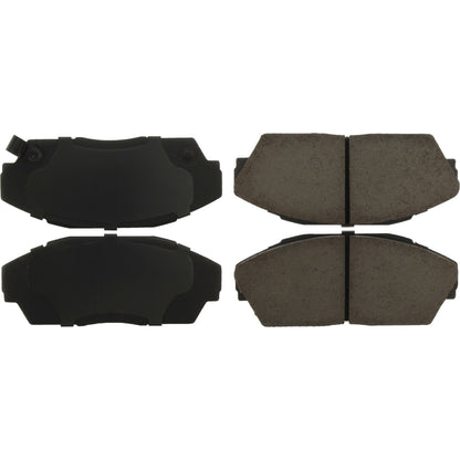 StopTech Street Brake Pads; Front With Shims