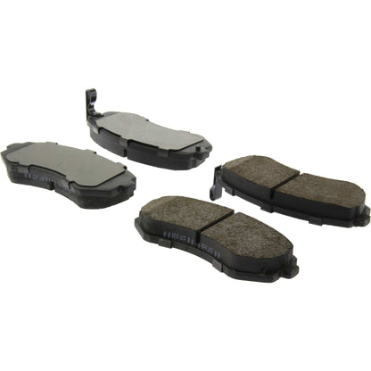 StopTech Street Brake Pads; Front With Shims