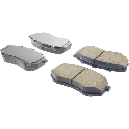StopTech Street Brake Pads; Front With Shims And Hardware