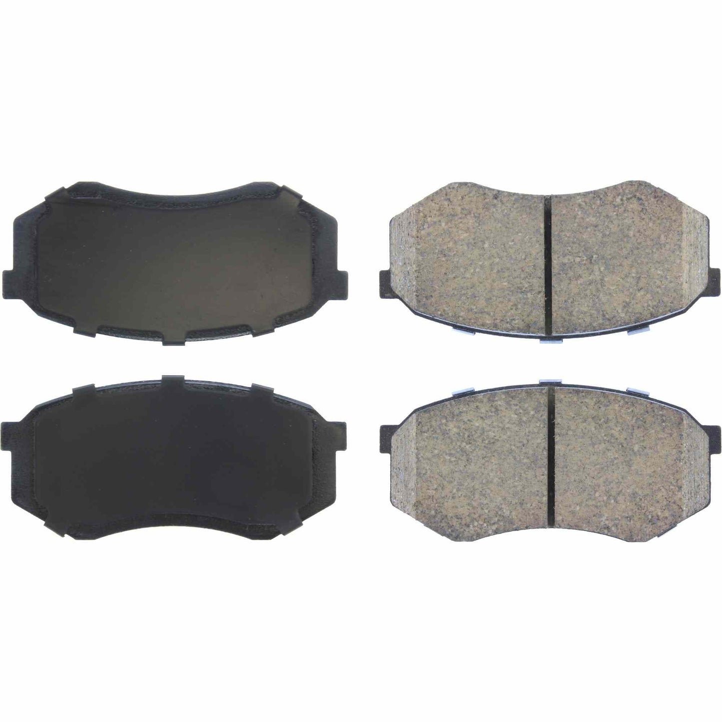 StopTech Street Brake Pads; Front With Shims And Hardware