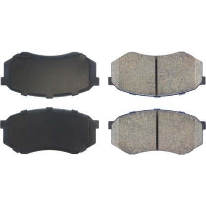 StopTech Street Brake Pads; Front With Shims And Hardware