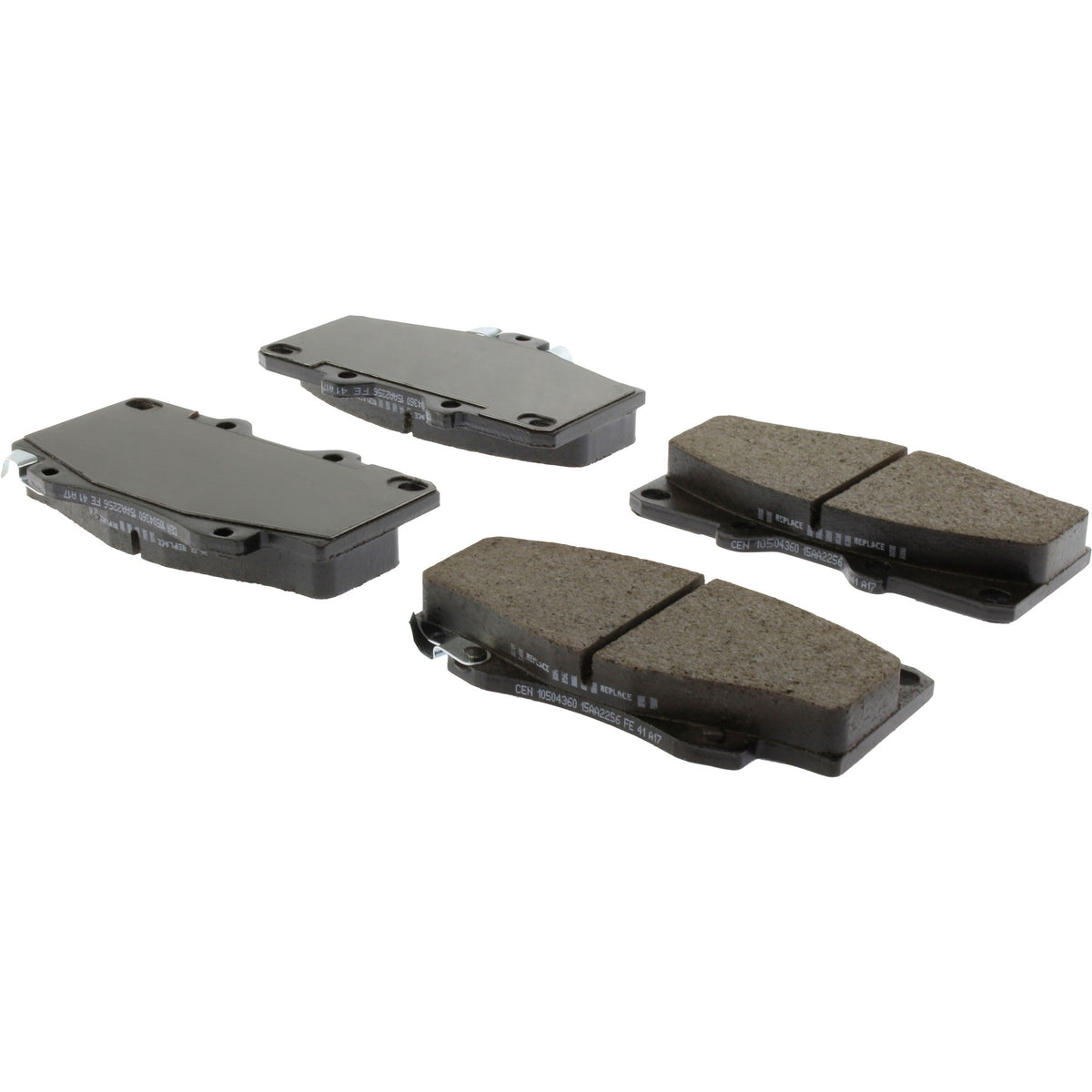 StopTech Street Brake Pads; Front With Shims