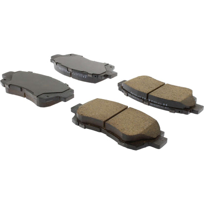StopTech Street Brake Pads; Front With Shims