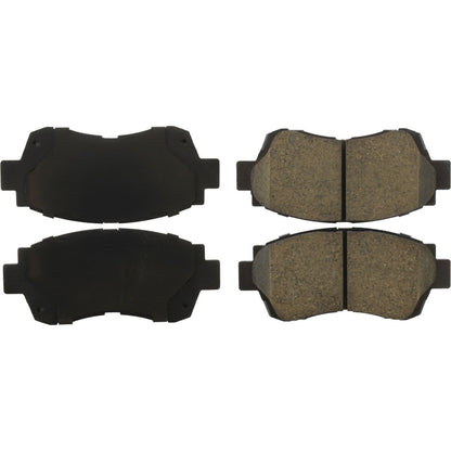 StopTech Street Brake Pads; Front With Shims