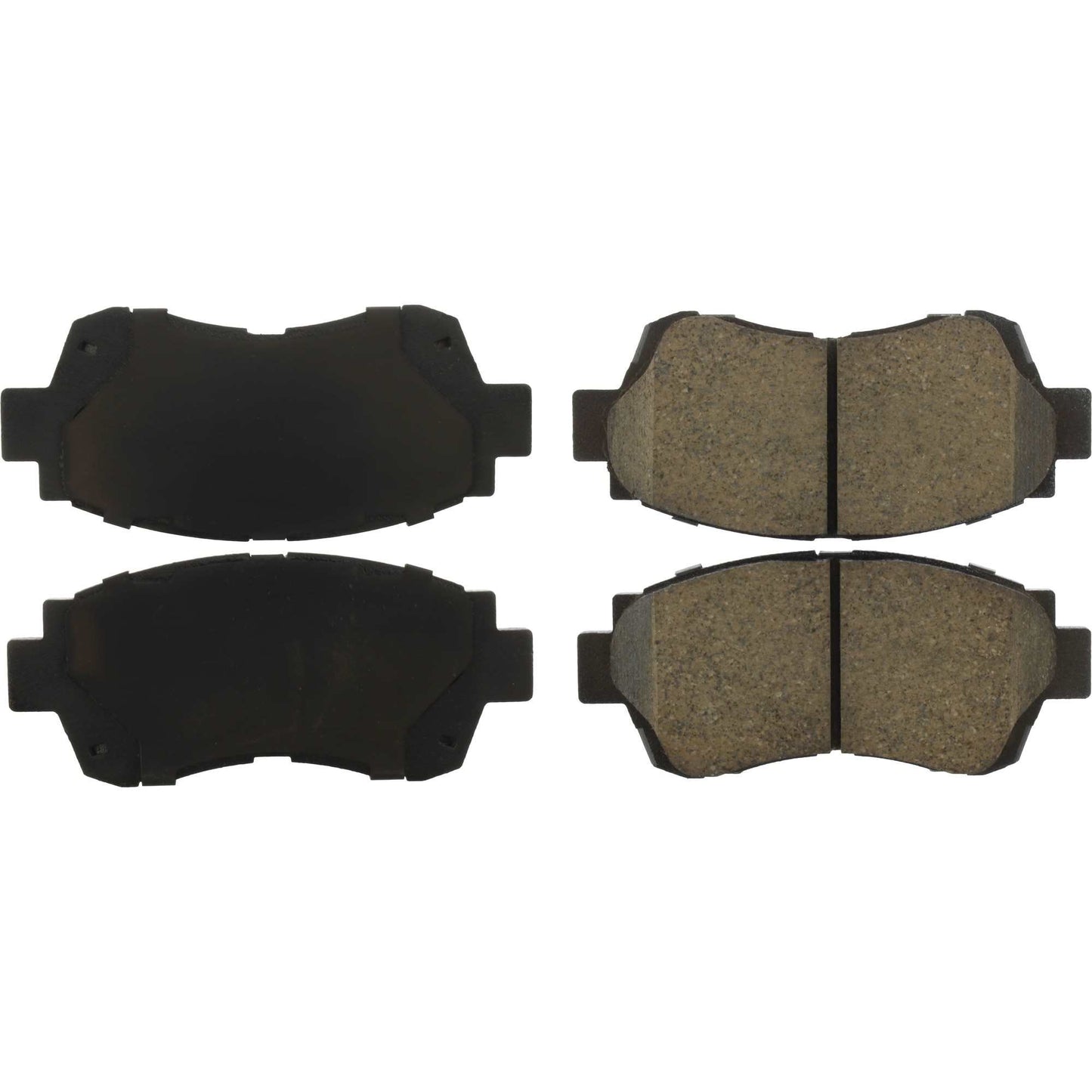 StopTech Street Brake Pads; Front With Shims