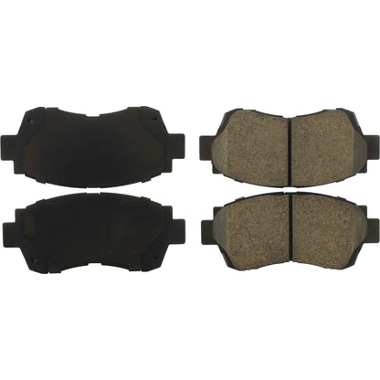 StopTech Street Brake Pads; Front With Shims
