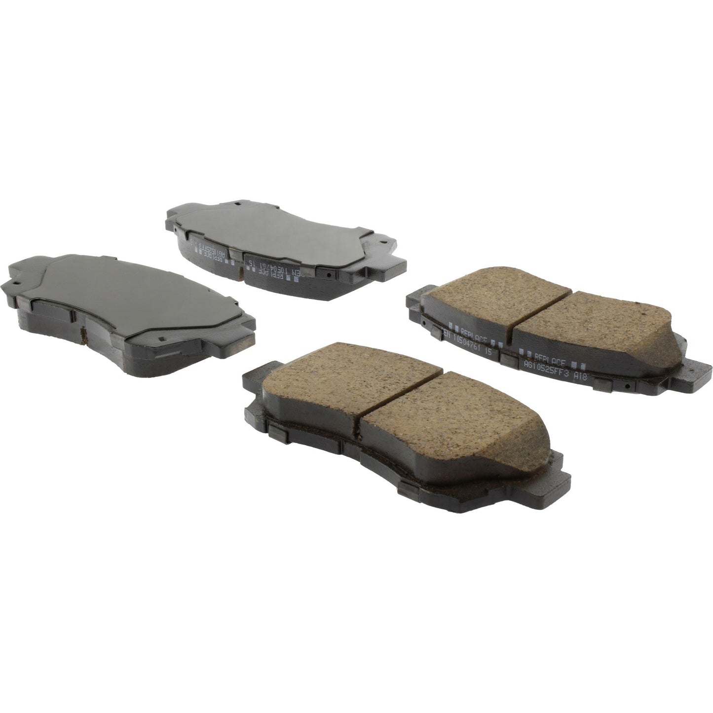 StopTech Street Brake Pads; Front With Shims And Hardware