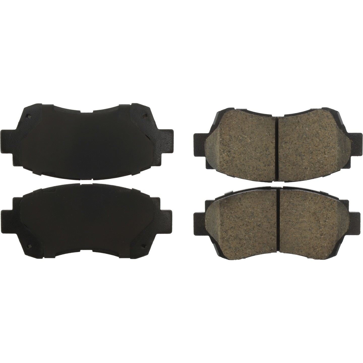 StopTech Street Brake Pads; Front With Shims And Hardware