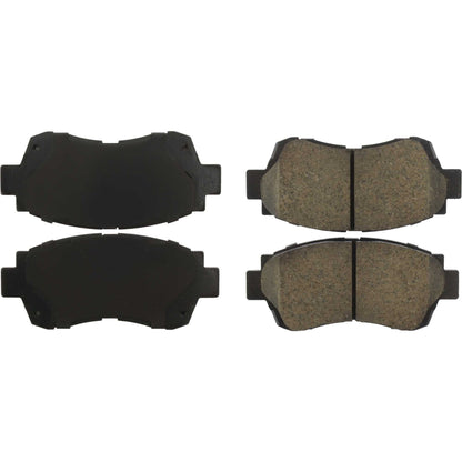 StopTech Street Brake Pads; Front With Shims And Hardware