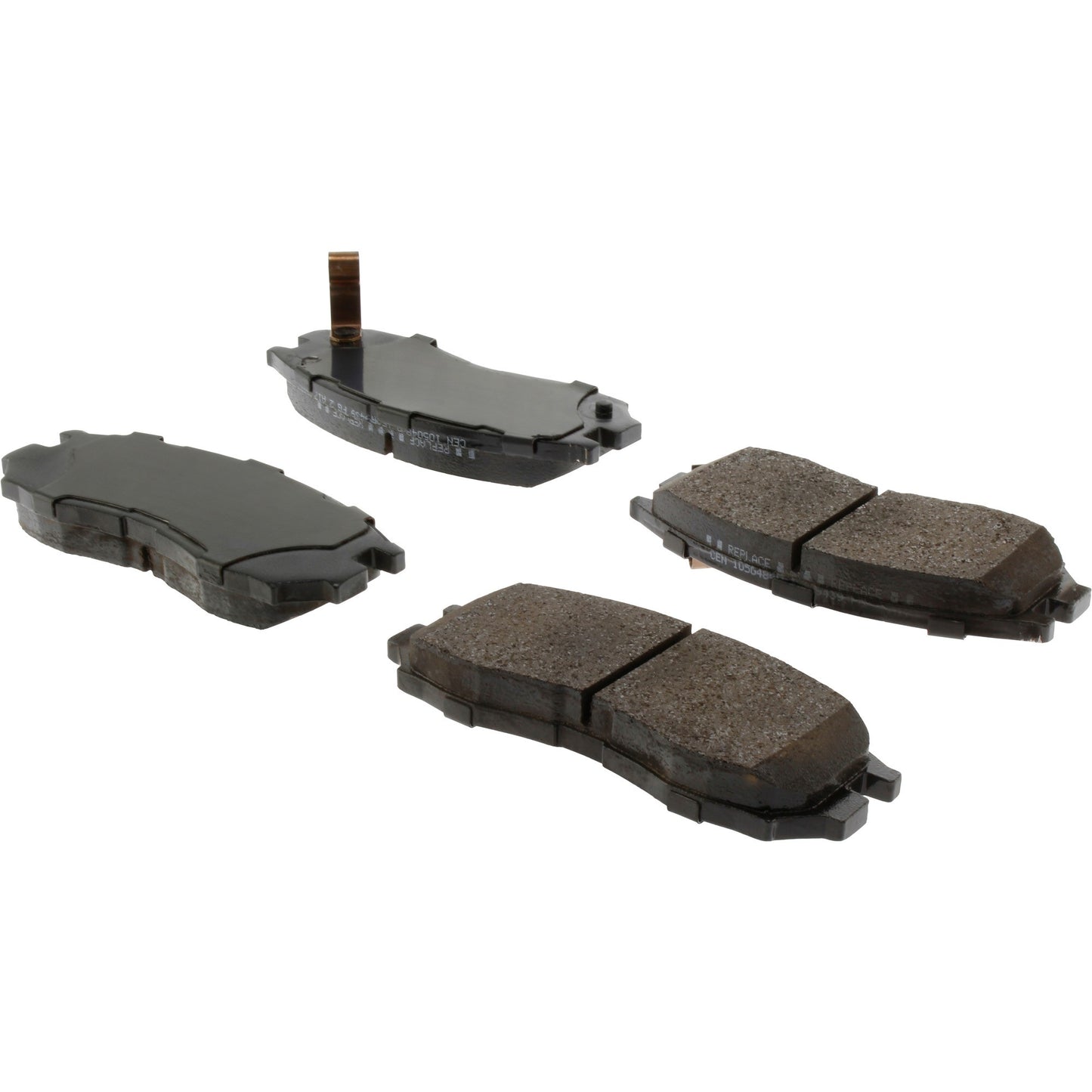 StopTech  Street Brake Pads; Front With Shims