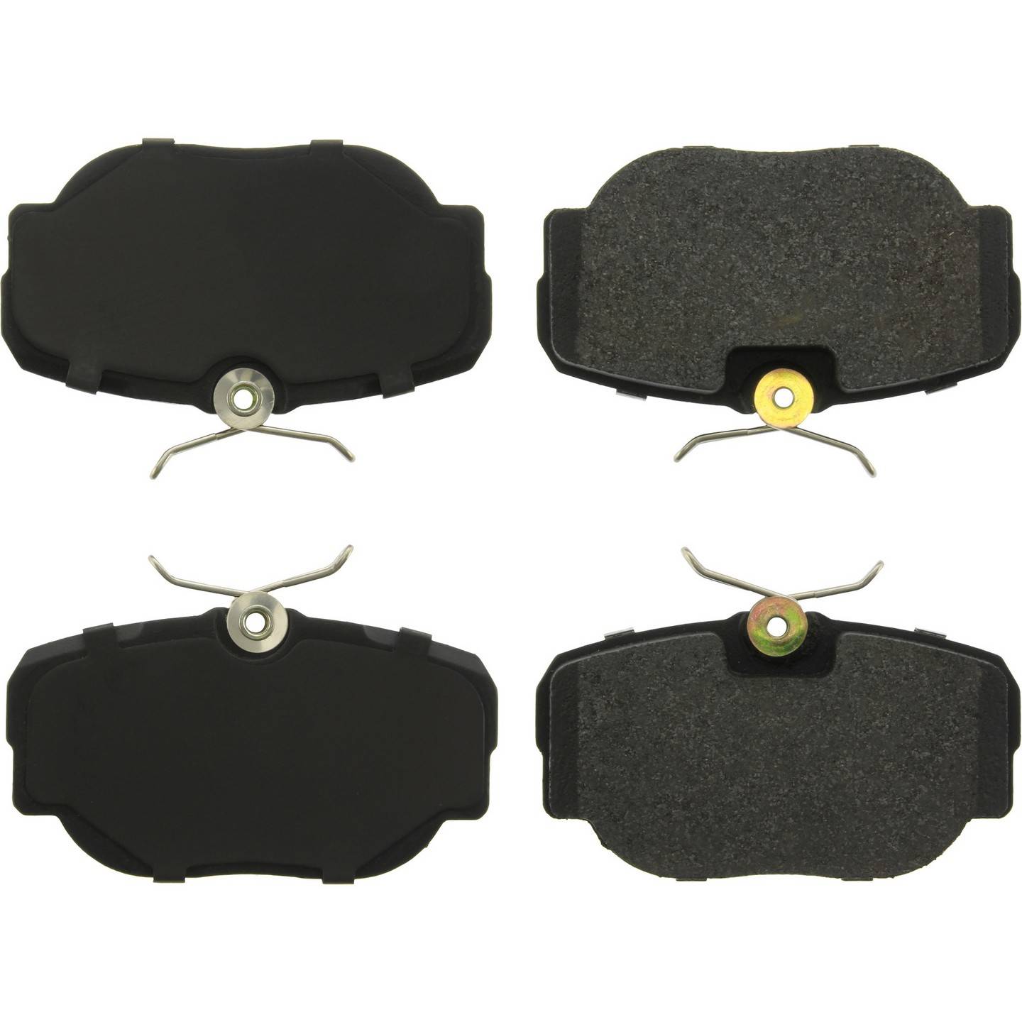 StopTech Street Brake Pads; Front, Rear With Shims