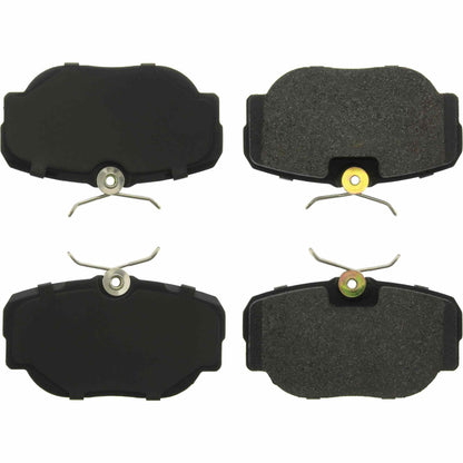 StopTech Street Brake Pads; Front, Rear With Shims