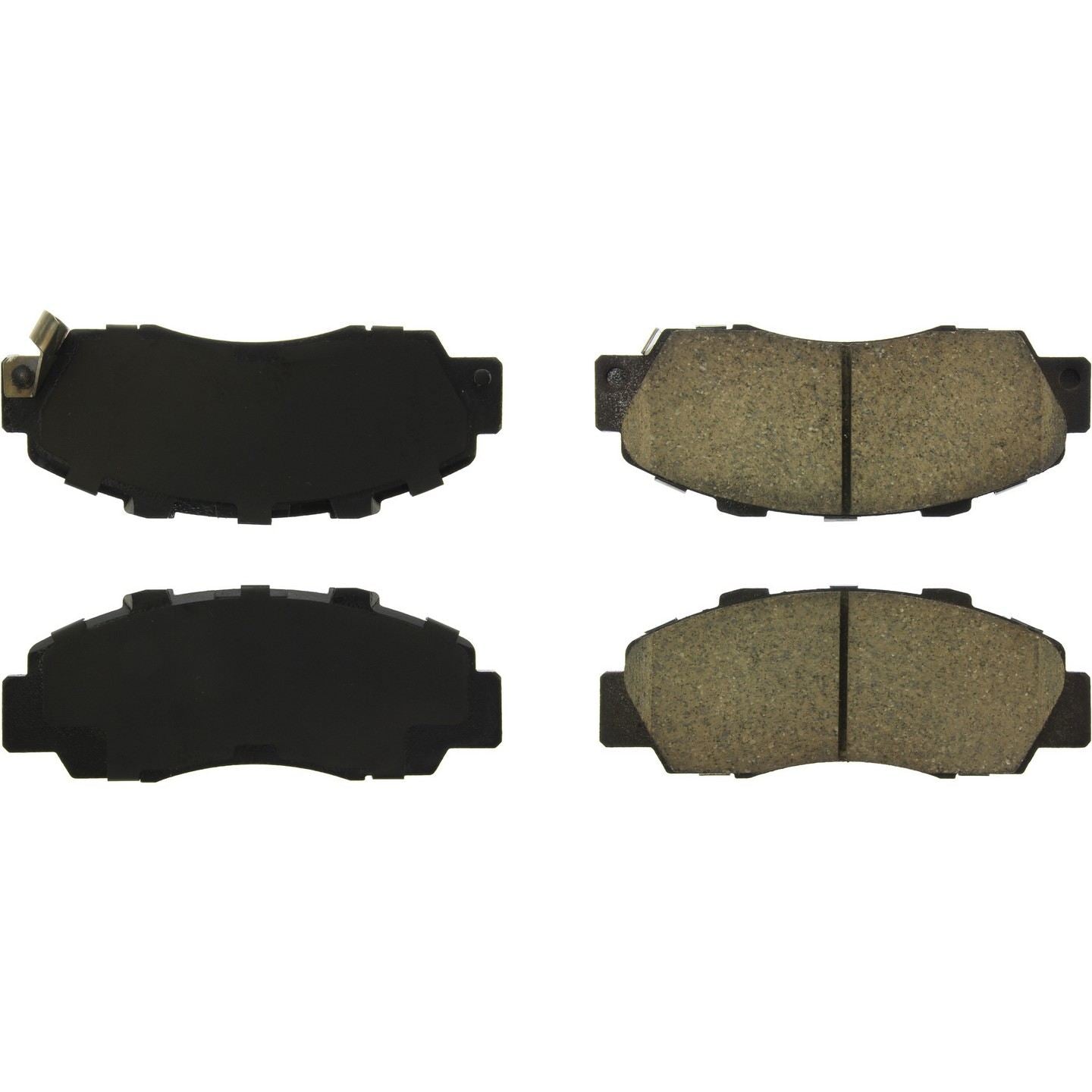 StopTech Street Brake Pads; Front With Shims