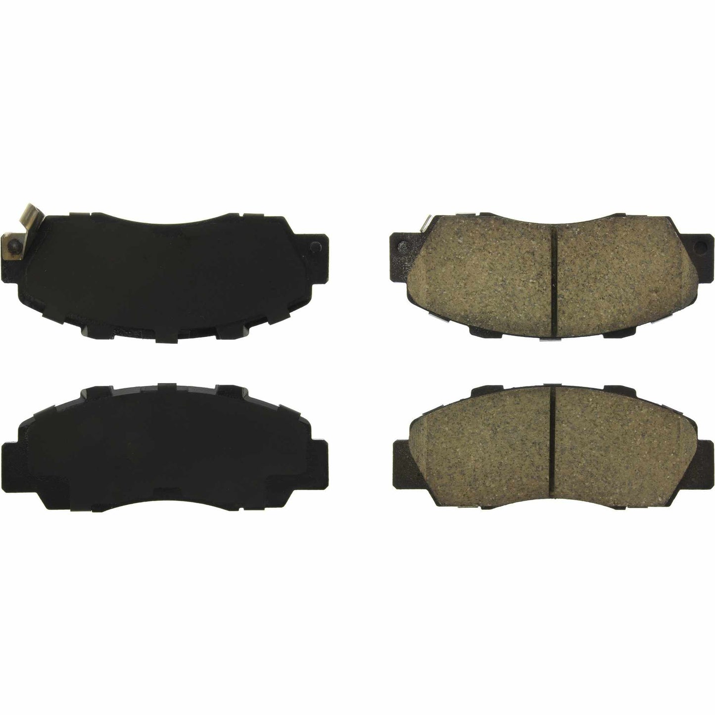 StopTech Street Brake Pads; Front With Shims