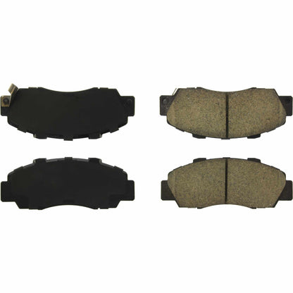 StopTech Street Brake Pads; Front With Shims