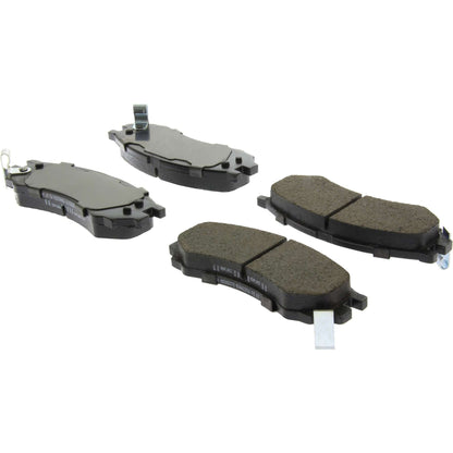 StopTech Street Brake Pads; Front With Shims And Hardware