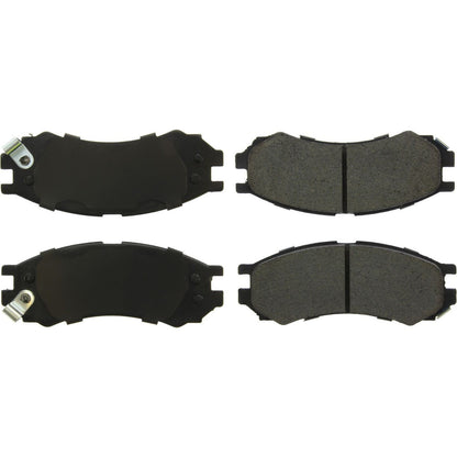 StopTech Street Brake Pads; Front With Shims And Hardware