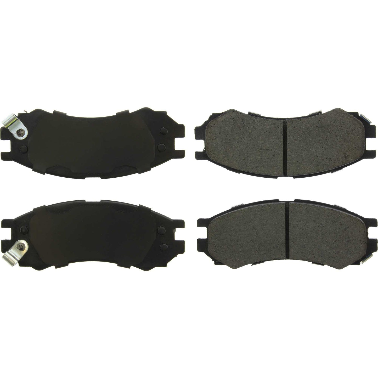 StopTech Street Brake Pads; Front With Shims And Hardware