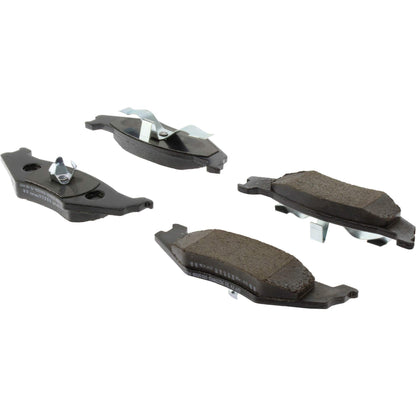 StopTech Street Brake Pads; Rear With Shims