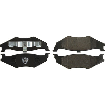 StopTech Street Brake Pads; Rear With Shims