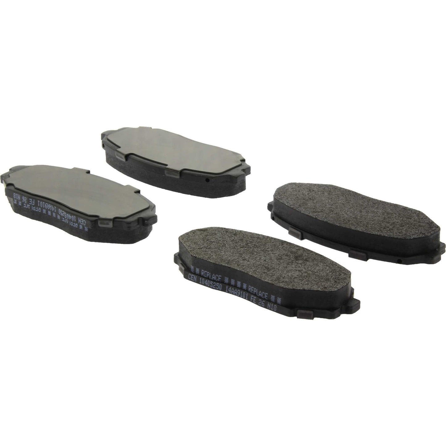 StopTech Street Brake Pads; Front With Shims