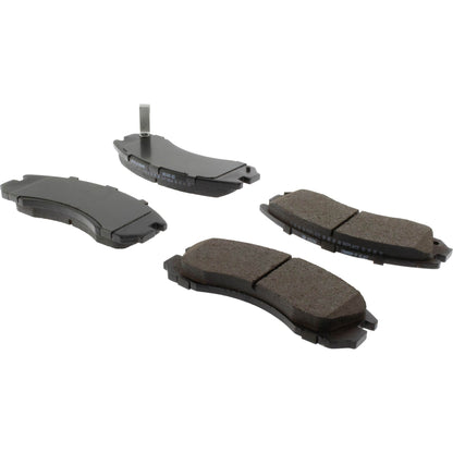 StopTech Street Brake Pads; Front With Shims