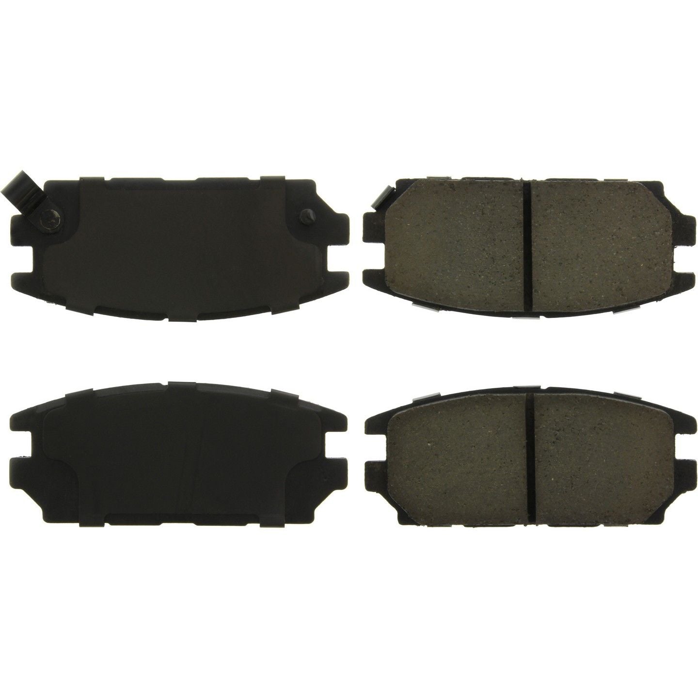 StopTech Street Brake Pads; Front, Rear With Shims And Hardware