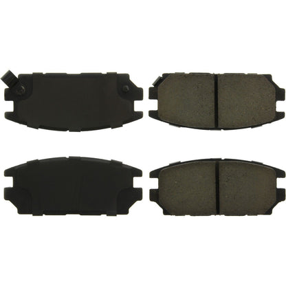 StopTech Street Brake Pads; Front, Rear With Shims And Hardware