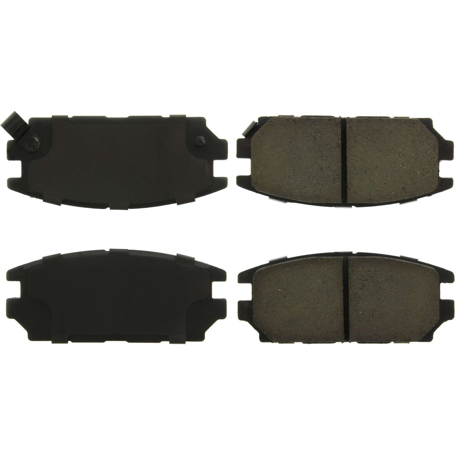 StopTech Street Brake Pads; Front, Rear With Shims And Hardware