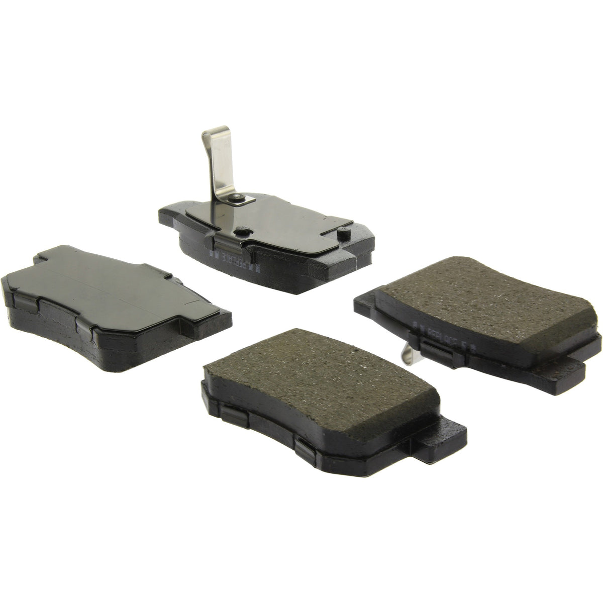 StopTech Street Brake Pads; Rear With Shims