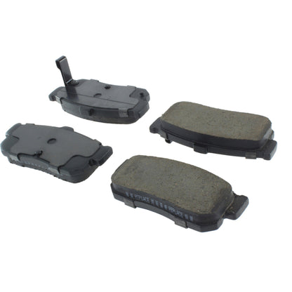 StopTech Street Brake Pads; Rear With Shims