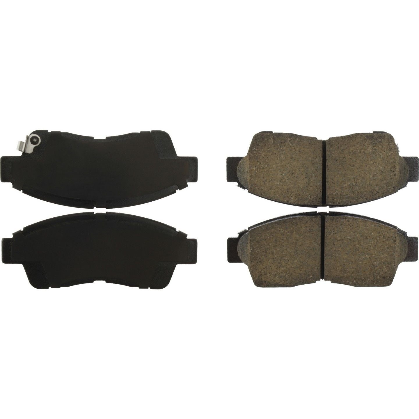 StopTech Street Brake Pads; Front With Shims