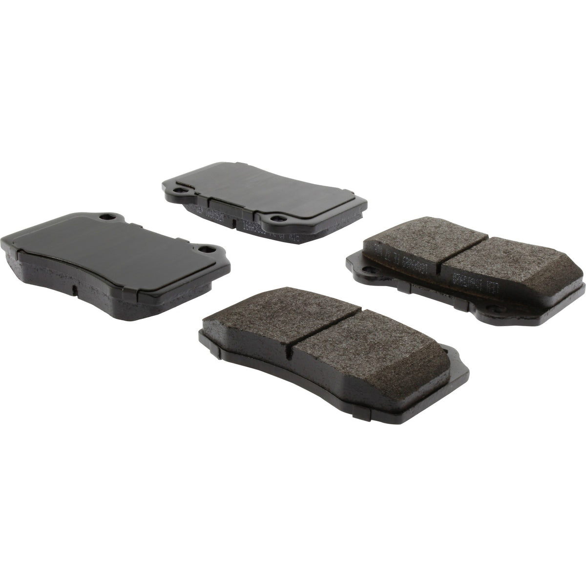 StopTech Street Brake Pads; Front, Rear With Shims