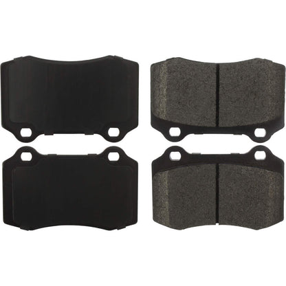 StopTech Street Brake Pads; Front, Rear With Shims