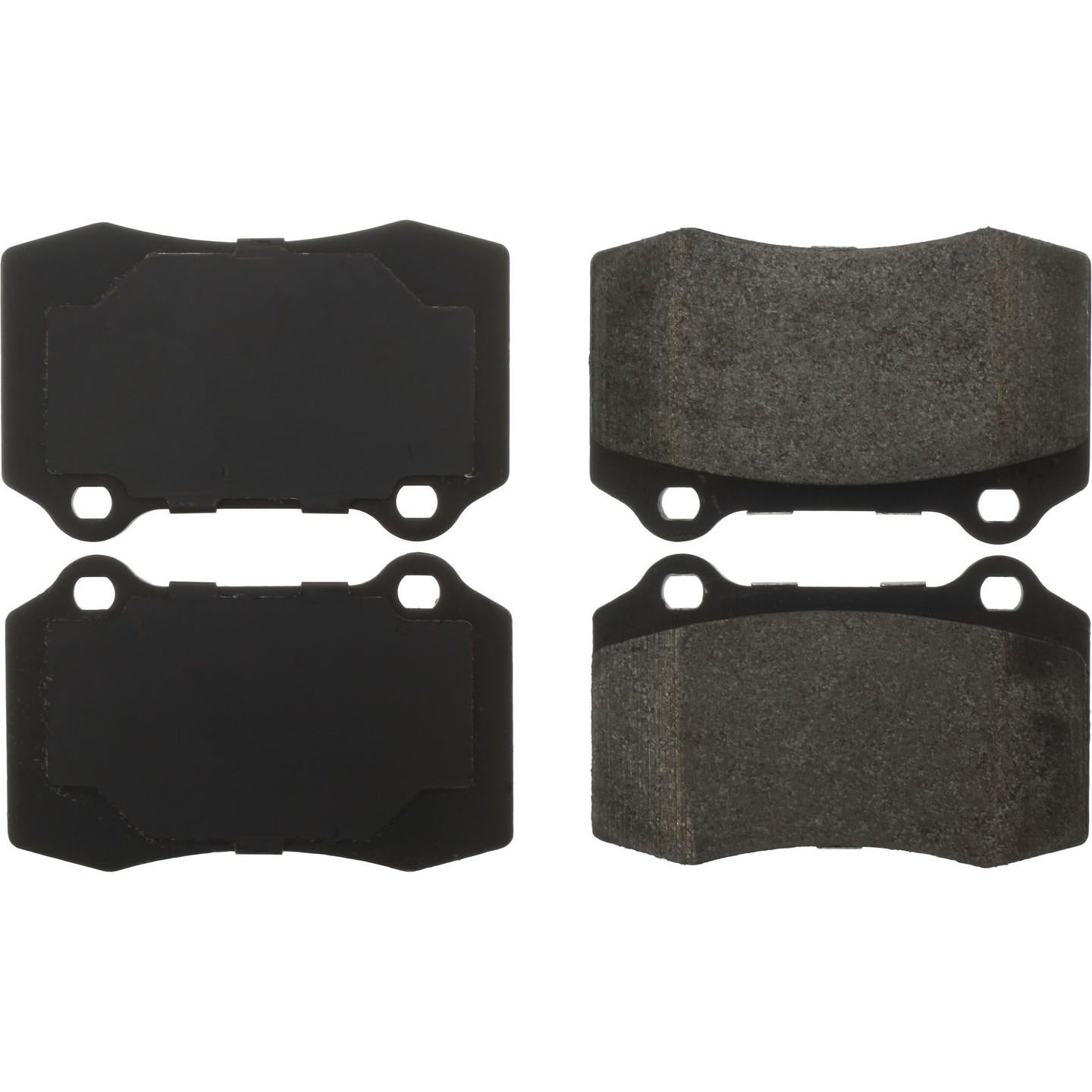 StopTech Street Brake Pads; Front, Rear With Shims
