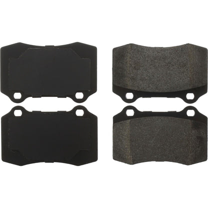 StopTech Street Brake Pads; Front, Rear With Shims