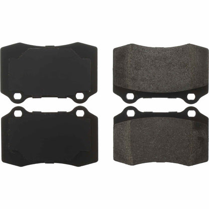 StopTech Street Brake Pads; Front, Rear With Shims
