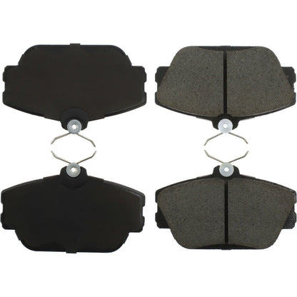 StopTech Street Brake Pads; Front With Shims