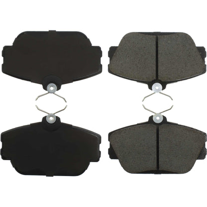StopTech Street Brake Pads; Front With Shims