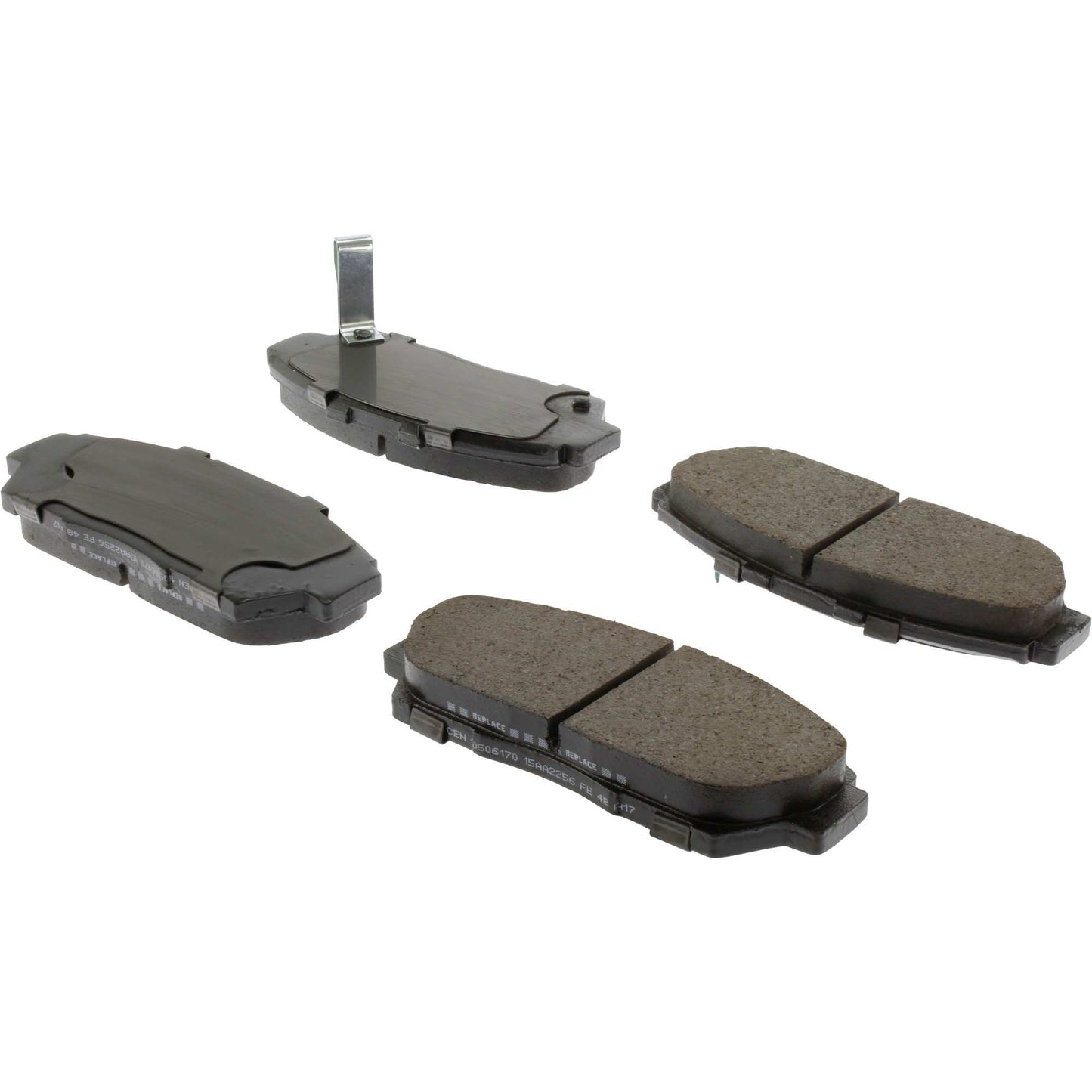 StopTech Street Brake Pads; Front With Shims
