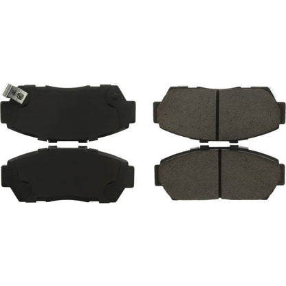 StopTech Street Brake Pads; Front With Shims