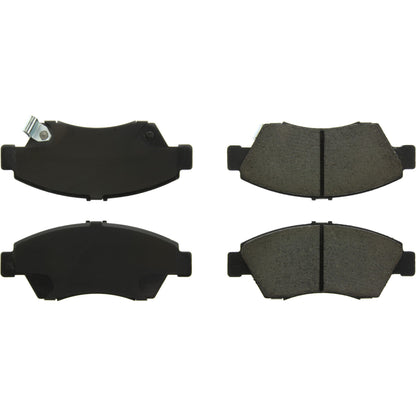 StopTech Street Brake Pads; Front With Shims