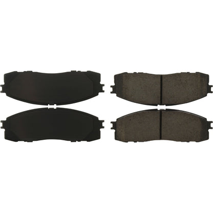 StopTech Street Brake Pads; Rear With Shims