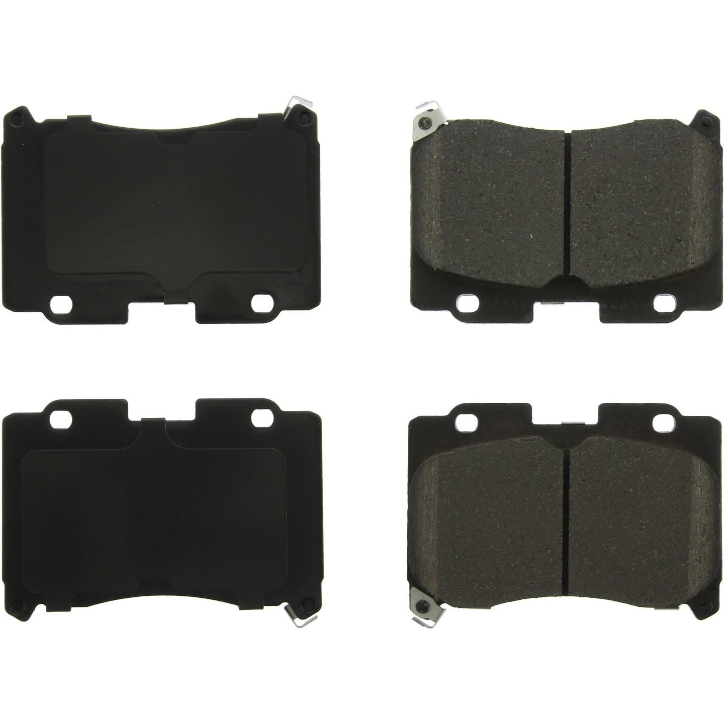 StopTech Street Brake Pads; Front With Shims